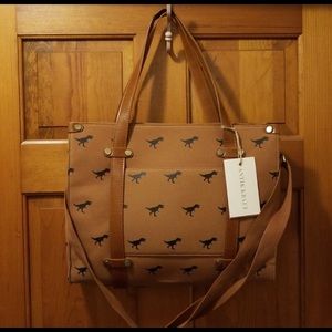 Antikraft Dinosaur Print Camp Bag